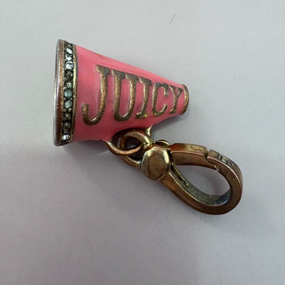 Juicy Couture Pink and Gold Key Card Holder